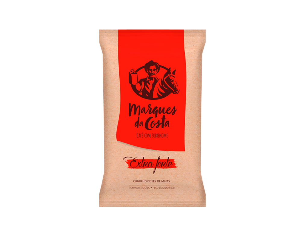 CAFÉ EXTRA FORTE ALMOFADA MARQUES DA COSTA 500 G (FDO 10 PCT)